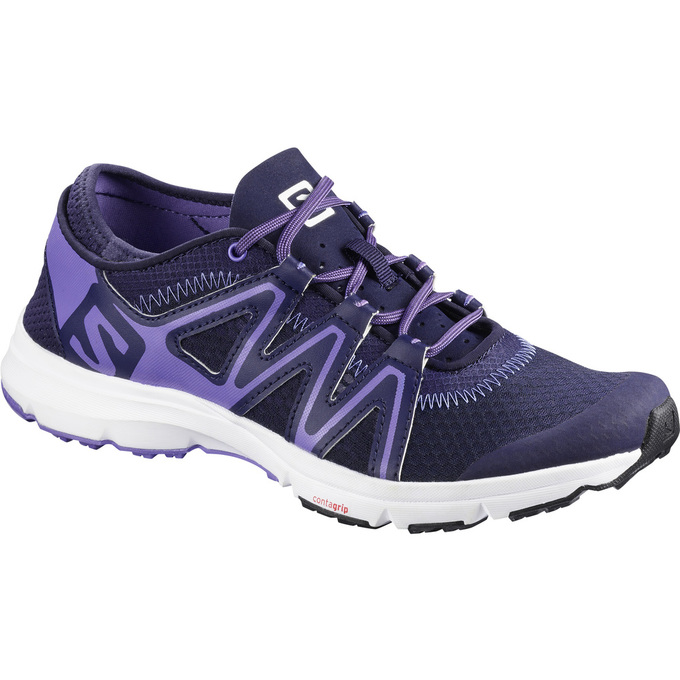 SALOMON CROSSAMPHIBIAN SWIFT W Philippines - Women's Water Shoe - Purple/Dark Purple | 298410-NCM